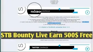 BOUNTY STABILA STB Public Blockchain  $150000 worth STB  16 Weeks In English Language. Join Earn500$