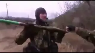Атака на Донецк!!!ДРГ бьет по блокпосту!!! Животные