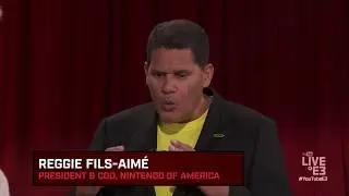 Reggie Fils-Aimé and Geoff Keighley play Nintendo Arms