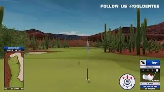Golden Tee Great Shot on Red Sands!