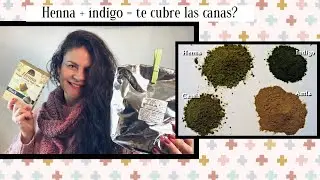 Funciona mezclar la Henna y el índigo para cubrir las canas