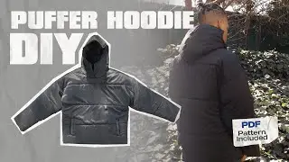 EASY Puffer Hoodie DIY |  (PDF included)