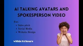 I will create ai spokesperson videos with an interactive human avatar in any language