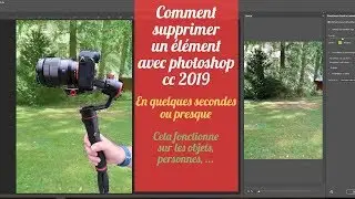 Comment supprimer un élément avec photoshop cc 2019