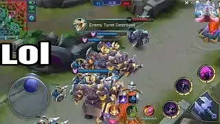 4 Lords in Mid😂 (Test) MOBILE LEGENDS