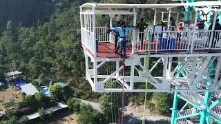 Ashish Bungy Jumping | Splash Bungy | Drone Shot | Rishikesh