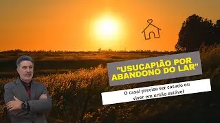 USUCAPIÃO - USUCAPIÃO POR ABANDONO DO LAR | AULA 06/36