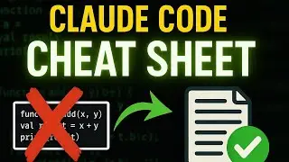 Stop Using Claude Code Like a Noob 🚫 (Use This Cheat Sheet Instead)