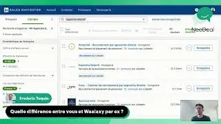 Exploiter au mieux Sales Navigator pour Réussir sa Prospection sur Linkedin.