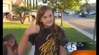 Man receives free drink from lemonade stand and then robs it!!!