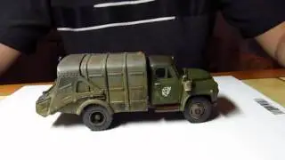 Обзор модели мусоровоза 53М от мастерской ТаганрогМиниМодель в масштабе 1/43