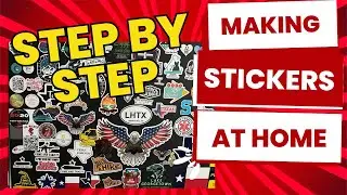 Make Stickers At Home, Step By Step