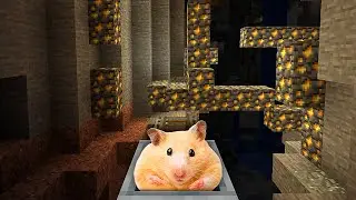 Hamster in UNDERGROUD MAZE in Minecraft