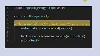 Python project#1: Audio to text converter