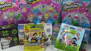 Big Opening Shopkins Lego Moshi Monsters Marvel Hello Kitty TMNT Unboxing