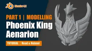 Phoenix King Aenarion Character Model Tutorial Part 1 | Blender 4.2 2024