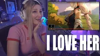 Gamer Girl REACTS Shenhe Character Teaser Trailer GENSHIN IMPACT I HOLLY WOLF