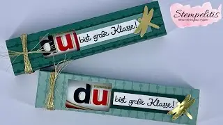 Du bist große Klasse | Schokoriegel Verpackung | Stampin' Up! von Stempelitis
