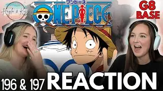 TRAPPED IN G8 ✌️ | ONE PIECE | Reaction 196 & 197