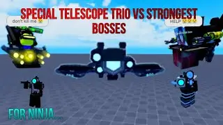 special telescope trio vs strongest bosses - 5.2 upd sbsd roblox ( super box siege defense )