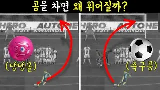 감아차기는 왜 가능할까?(feat.축구, 탱탱볼)