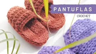 PANTUFLAS a crochet