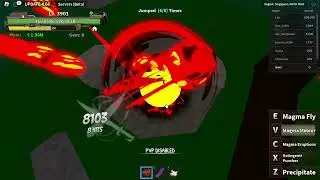Magma awakened op fr | King Legacy | Roblox
