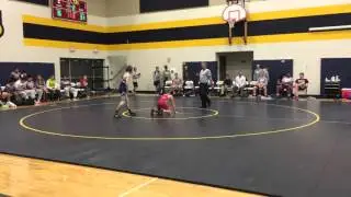 Joshua Newton wrestling up to 113lbs from 106 wrestling varsity for Fort Osage  high school