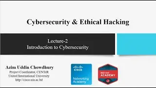 Lecture 2: Introduction to Cybersecurity