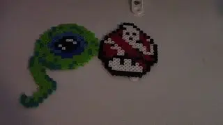 Ghostbuster mmario mushroom and septiceyesam | Perler sunday part 4