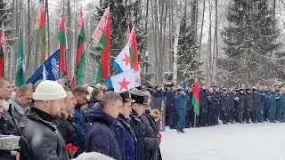 Память погибших почтили минутой молчания...