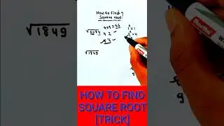 How to find square root fast||#maths #viral #shorttricks #studyyaan