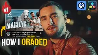How I Graded Zouhair Bahaoui MAGDAR | DaVinci Resolve Tutorial