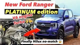 2024 Ford Ranger Platinum V6 turbo engine