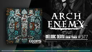 Melodic Death Metal Drum Track / Arch Enemy Style / 170 bpm