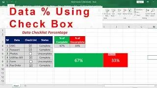 How to Calculate Percentage in Excel I Calculating the percentage of task complete in excel