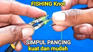 how to tie a fishing hook that is strong and fastest