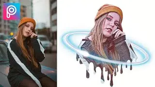 Cara Edit foto keren di Picsart l Dripping Effect