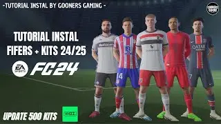 TUTORIAL INSTAL MOD FIFER'S + KITS 24/25 V7 TU 18.2 by VHZZ - FC 24 PC 