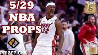 (6-2 RUN!) PRIZEPICKS NBA PICKS | MONDAY 5/29/23 | ECF GAME 7 MIA vs. BOS | NBA PLAYER PROPS PICKS