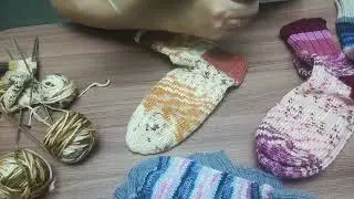 Ализе, как подобрать цвет нити, чтобы носки были одинаковые.
