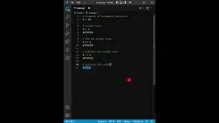 Examples of Assignment Operators in Python