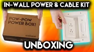 Unboxing  the ECHOGEAR In Wall Power & Cable Kit