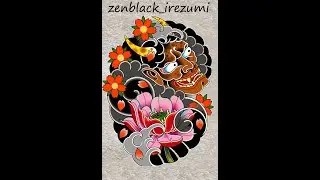 Giveaway! Free Zen Black Irezumi Art Postcards - 100+ YouTube Subscribers - 2022