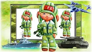 Пряник на 23 февраля. МК. Заливка глазурью и прорисовка кистью.