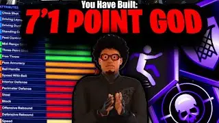 The UNSTOPPABLE 7'1 Guard Build + BEST Jumpshot in NBA 2K25!