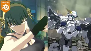 Anime cell shading node Compositing in Real time (Blender 3.5)