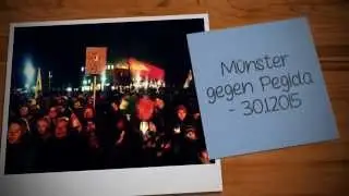 Münster gegen Pegida - Bunt statt braun