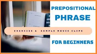 Prepositional Phrase in English grammar #PrepositionalPhrase