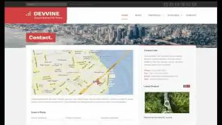 Devvine  Modern and Clean PSD Theme